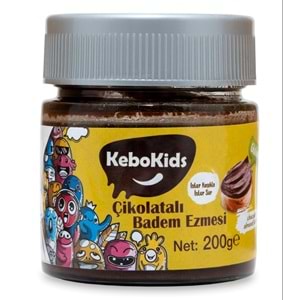 KEBOKIDS ÇİKOLATALI BADEM EZMESİ 200 GR